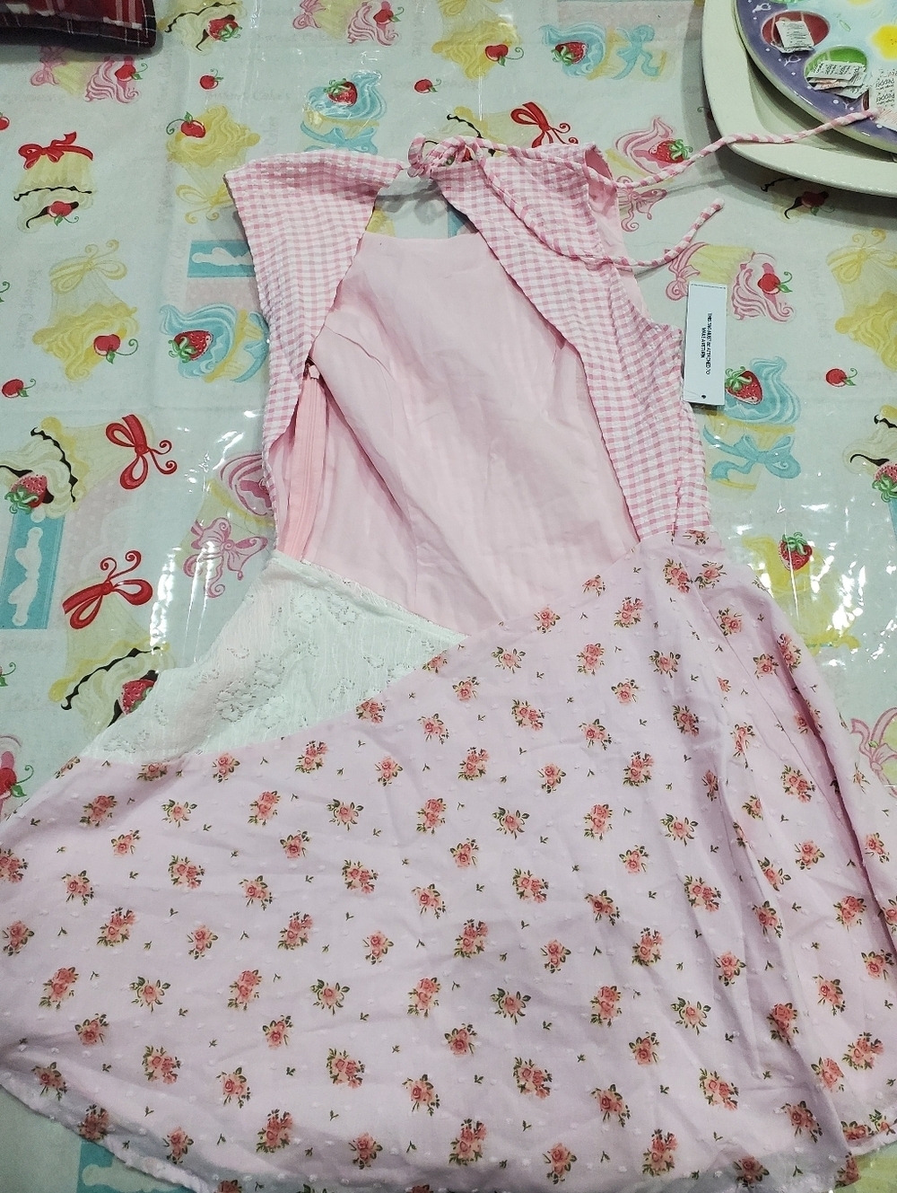 Princess Polly Pink Sleeveless Fit and Flare Mini Dress Size 4 - Picture 12 of 12